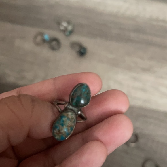 STERLING SILVER RING LOT NAVAJO - Picture 10 of 16